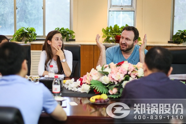 美國(guó)客戶(hù)來(lái)訪(fǎng)  鄭鍋股份對(duì)接美洲市場(chǎng)